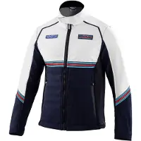 Sparco Martini Racing Softshell Jas - Wit - Maat XXL