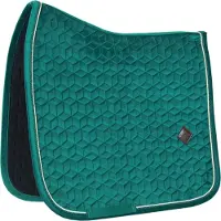 Kentucky Horsewear Horsewear - Velvet Zadeldoek - Zadeldekje - donkergroen - Cob