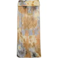Desigual Rok blauw / donkerbruin / geel