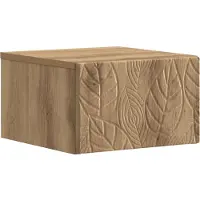 vidaXL Wandgemonteerde Zijtafel Artisanaal eiken 34,5 x 33 x 20 cm