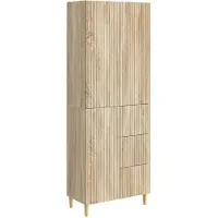 vidaXL Kast Set 2 st Bewerkt hout