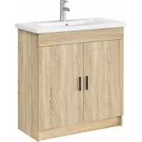 vidaXL Badwasbak Chroom 81 x 40 x 17,5 cm Metaal