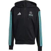 Adidas Sportsweatvest 'MERCEDES - AMG PETRONAS FORMULA 1 TEAM DNA FULL ZIP' aqua / zwart / wit