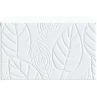 vidaXL Wandgemonteerde Zijtafel 2 st Wit 34,5 x 33 x 20 cm
