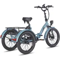 VecoCraft F20 Mate Opvouwbaar Elektrisch Driewieler – 48V 20Ah Accu, 110km Bereik, 20"x3.0" Vetbanden, Hydraulische Remmen – Blauw