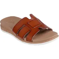 SKECHERS DESERT KISS LOW - PEAK LOOK Dames Slippers - Chestnut