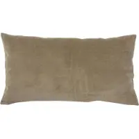 Vivaraise - Effen kussen Elise Ficelle 30 x 50