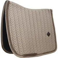 Kentucky Horsewear Horsewear - Zadeldoek velvet pearls jumping beige