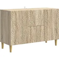 vidaXL Dressoir Sonoma Eiken 89 x 34,5 x 60 cm Bewerkt hout