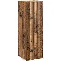 vidaXL Wandgemonteerde Badkamerkast Oud hout 33 x 34,5 x 100 cm
