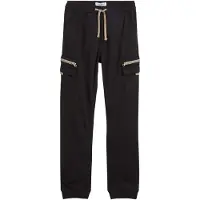 Bonprix Regular fit cargo instapbroek in een elastische katoenmix, straight maat 176