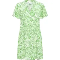 Ichi Blousejurk 'Marrakech' groen / wit