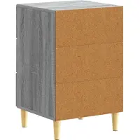 vidaXL Nachtkastje Grijs Sonoma 43 x 39,5 x 66,5 cm Bewerkt hout