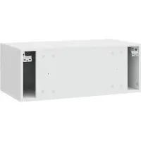 vidaXL Wandmontage TV-kast 59,5 x 41 x 30 cm Hoogglans Wit