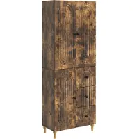 vidaXL Kast Set 2 st Bewerkt hout