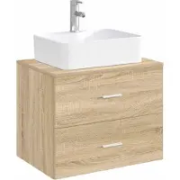 vidaXL Badwasbak Chroom 48,5 x 37,5 x 13 cm Metaal
