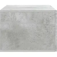 vidaXL Wandmontage TV-kast 98 x 41 x 30 cm Betongrijs Bewerkt hout