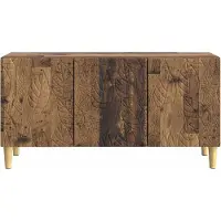 vidaXL TV Kast 99 x 34,5 x 50 cm Oud hout Bewerkt hout