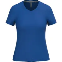 Kariban K381C Dames T-shirt v-hals met korte mouwen