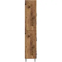 vidaXL Kast Set 2 st Bewerkt hout