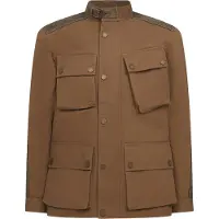 Belstaff Trackmaster Zandkleurige Waterdichte Gewaxte Jas Maat XL