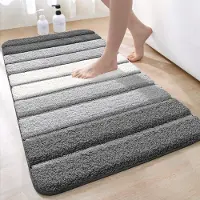 Unyqoos Zachte Antislip Badmat met Hoge Absorptiecapaciteit voor Comfortabele Badkamervloeren