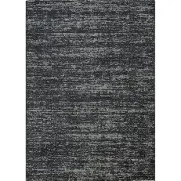 Muratap Relax oslo laagpolig effen vloerkleed modern tapijt zwart- 400x500 cm