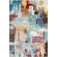 Muratap Picasso artisan vintage vloerkleed multi laagpolig- 300x400 cm