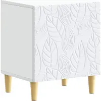 vidaXL Nachtkastje 2 pcs Wit 43 x 34,5 x 50 cm Bewerkt hout