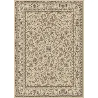 Muratap Nain klassiek laagpolig oosters vloerkleed vintage tapijt beige-