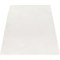 Muratap Pouffy fluffy hoogpolig vloerkleed uni kleur - woonkamer tapijt -