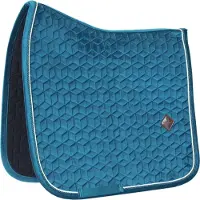 Kentucky Horsewear Horsewear - Velvet Zadeldoek - Zadeldekje - smaragd - Cob