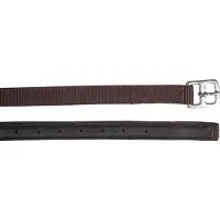 Horka stijgbeugelriem Dressuur nylon/leer bruin maat 145 cm