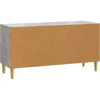 vidaXL TV Kast 99 x 34,5 x 50 cm Betongrijs Bewerkt hout