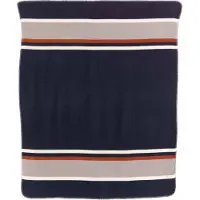 Vivaraise Gebreide plaid Marine - 140 x 185 cm