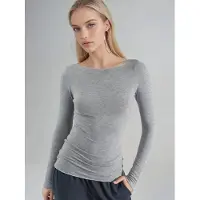 Busem Bootsneck Lange Mouwen Lichtgewicht Blouse