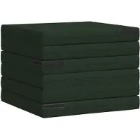 vidaXL Vouwbare Sofa Bed 70 x 67 x 48 cm Donkergroen