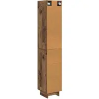 vidaXL Kast Set 2 st Oud hout Bewerkt hout