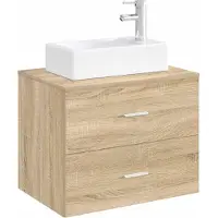 vidaXL Badwasbak Chroom 45,5 x 25,5 x 13 cm Metaal