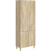 vidaXL Kast Set 2 st Bewerkt hout