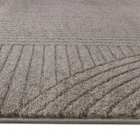 Muratap Vivant japandi art rond vloerkleed laagpolig effen - 240 cm rond