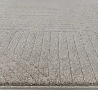 Muratap Vivant japandi art rond vloerkleed laagpolig effen - 160 cm rond