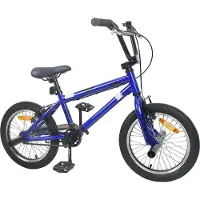 vidaXL BMX Fiets 16 Inch voor 5-8 jaar oud Donkerblauw
