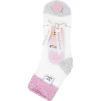 Heat Holder - Thermisch gevoerde bedsokken voor dames - Crème (S Feather)