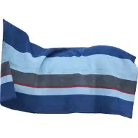 Kentucky Horsewear - Kentuckt Horsewear - Fleecedeken - Heavy - Square Stripes - Marine/Grijs - 140x120cm