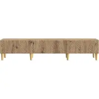 vidaXL TV Kast 147 x 34,5 x 30 cm Artisanaal eiken Bewerkt hout