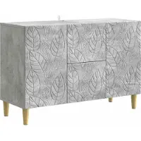 vidaXL Dressoir Betongrijs 89 x 34,5 x 60 cm Bewerkt hout