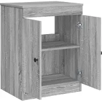vidaXL Badkamerkast Grijs Sonoma 54 x 41 x 70 cm Bewerkt hout
