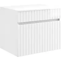 vidaXL Wandgemonteerde Badkamerkast Hoogglans Wit 59 x 44,5 x 50 cm
