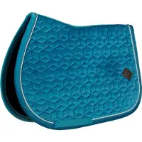 Kentucky Horsewear Horsewear - Velvet Zadeldoek - Zadeldekje - Jumping - Smaragd